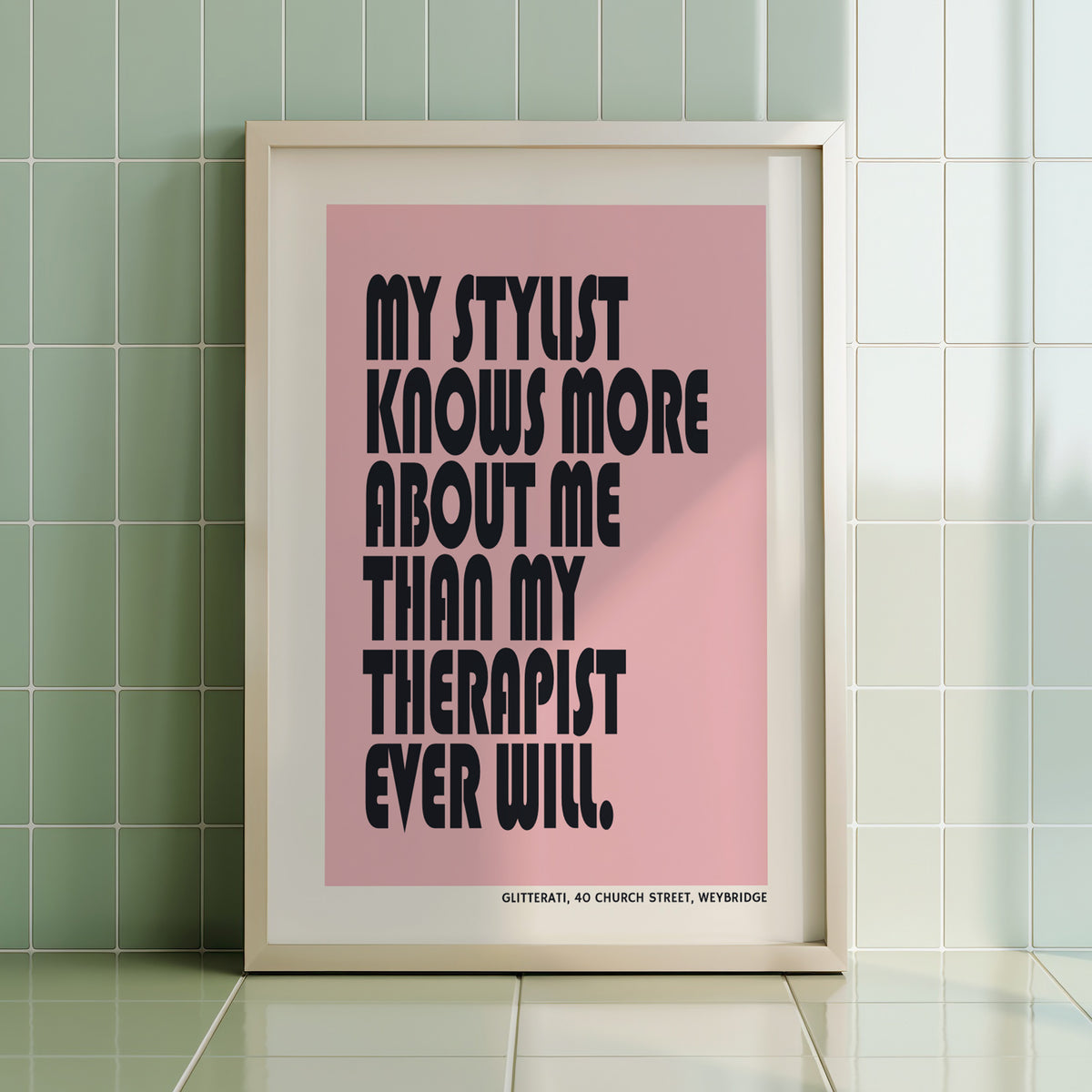 MY STYLIST KNOWS MORE ABOUT ME...