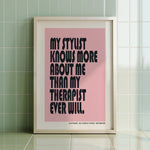 MY STYLIST KNOWS MORE ABOUT ME...