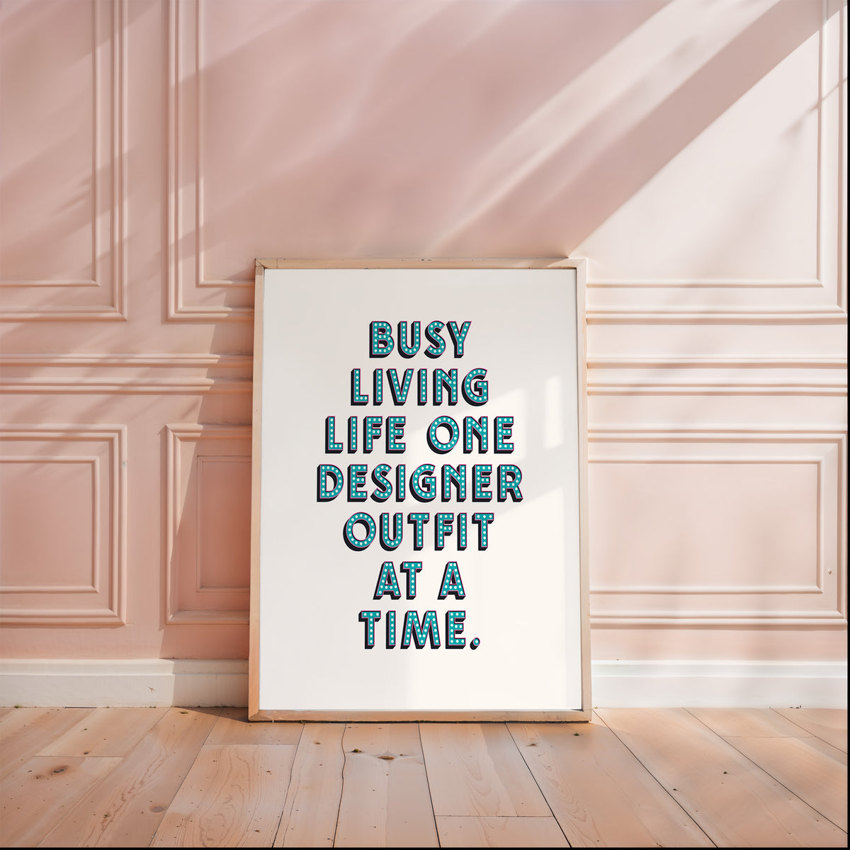 ONE DESIGNER OUTFIT AT A TIME