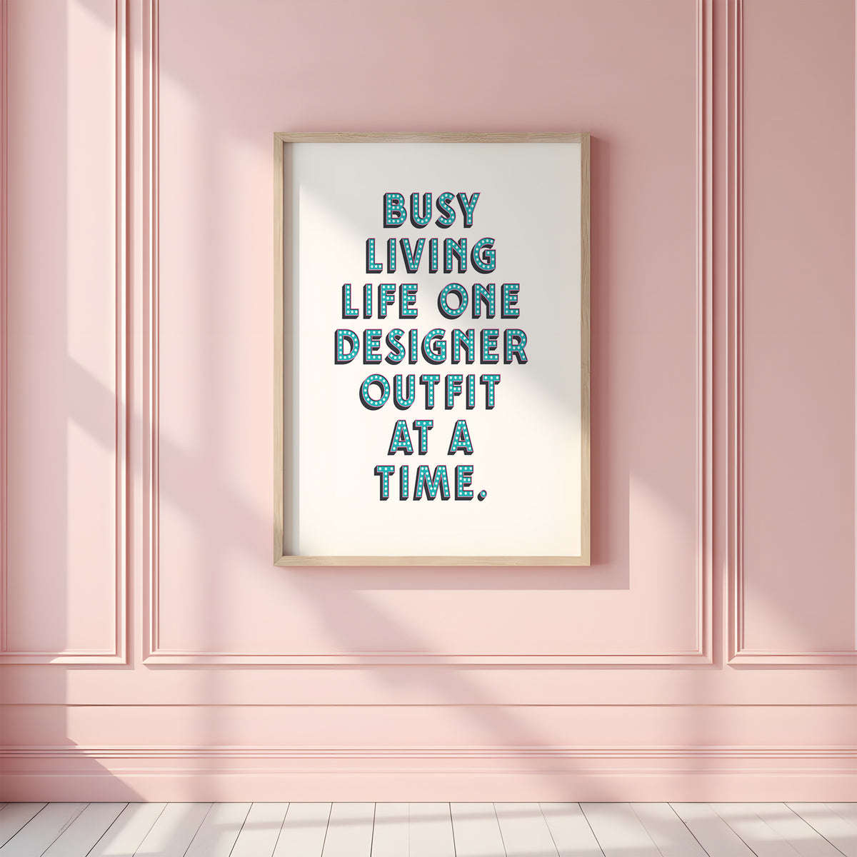 ONE DESIGNER OUTFIT AT A TIME