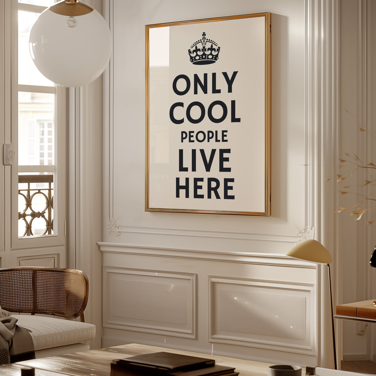 ONLY COOL PEOPLE LIVE HERE