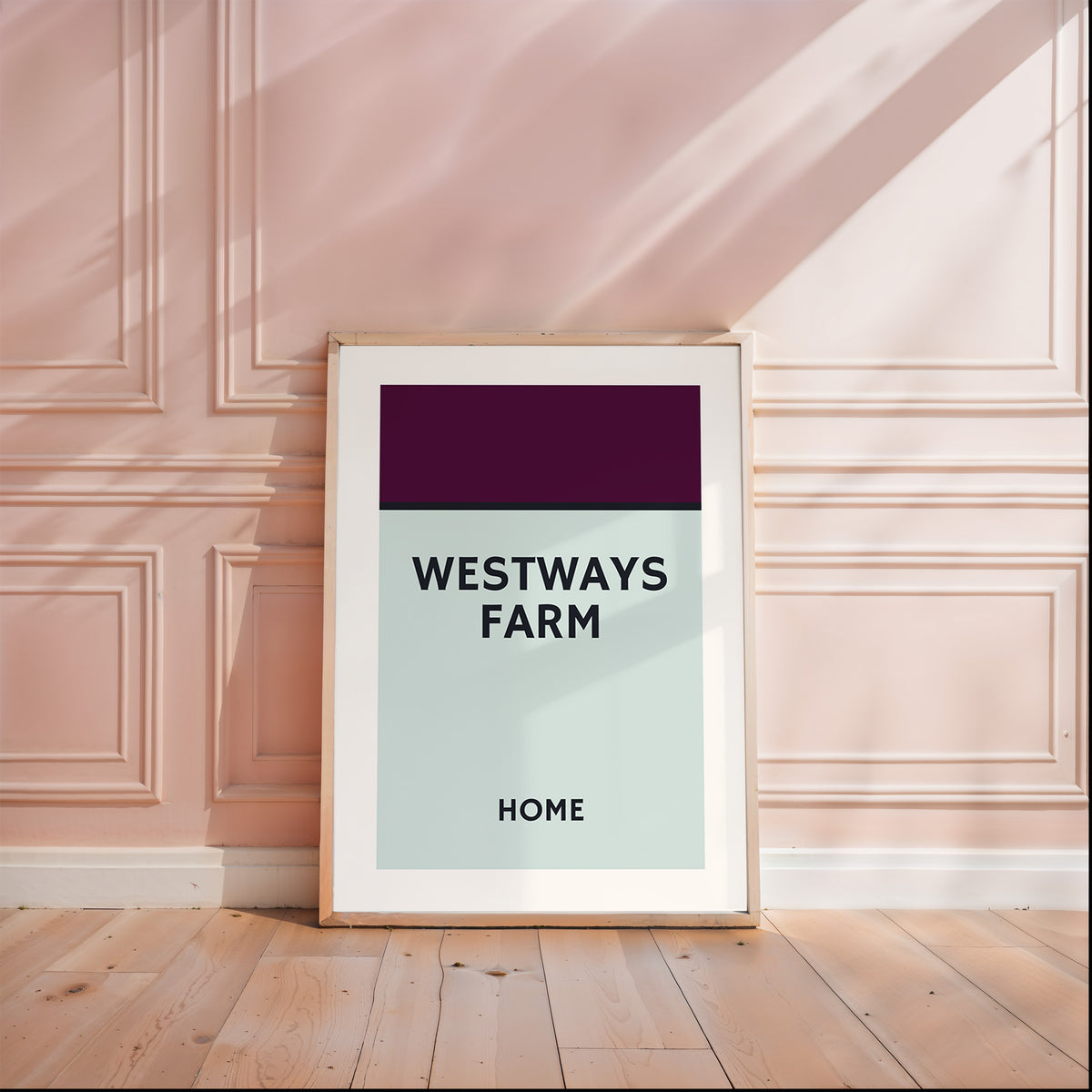 ON TREND COLOURS - PERSONALISED MONOPOLY