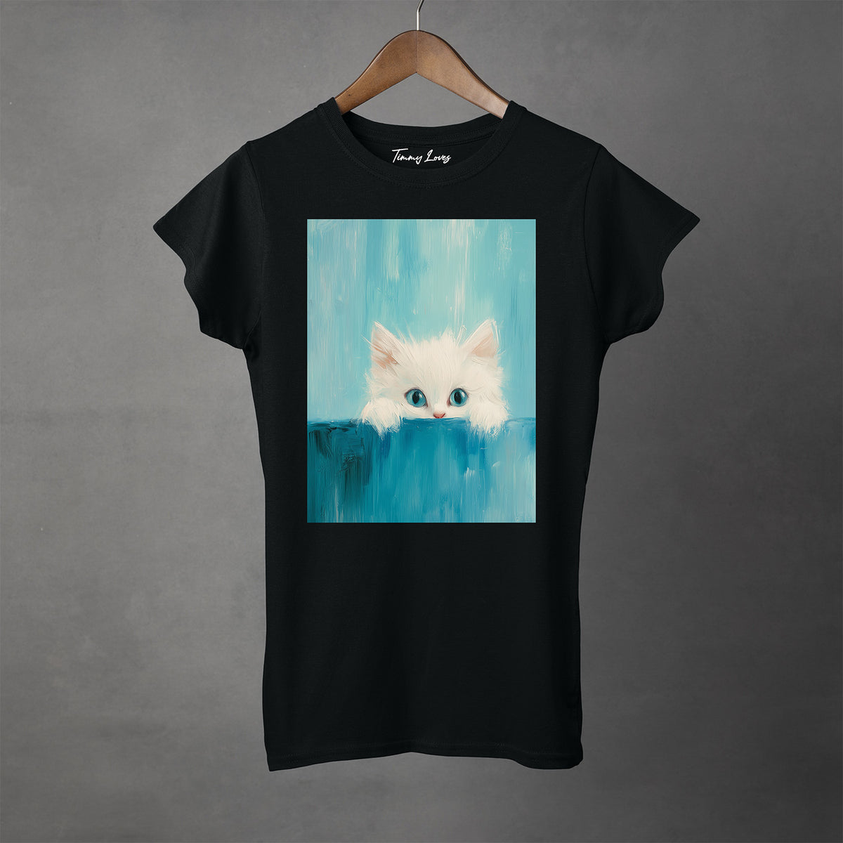 PEEKING CAT - Women's T-Shirt