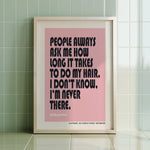 PEOPLE ALWAYS ASK ME...