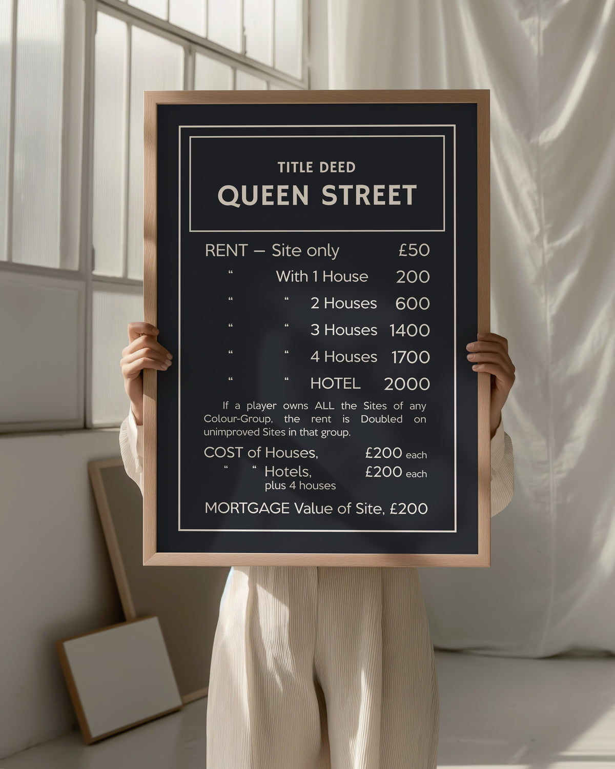 PERSONALISED MONOPOLY - Title Deed