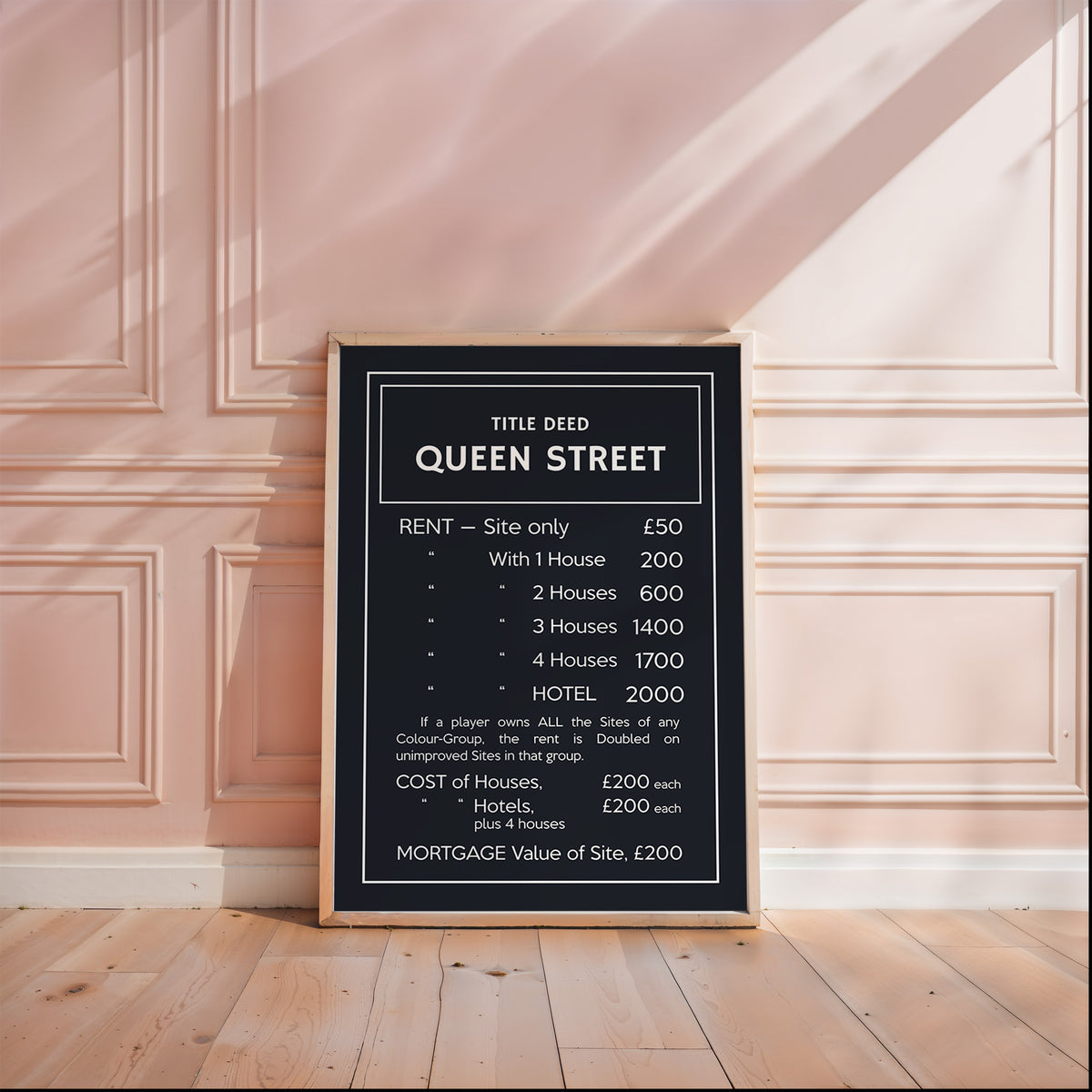 PERSONALISED MONOPOLY - Title Deed