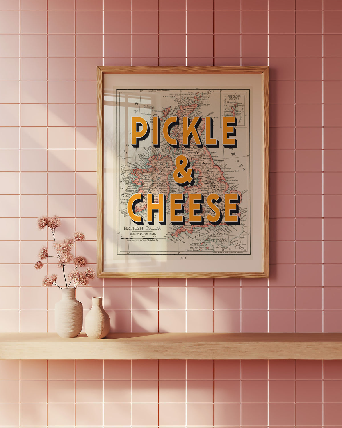 PICKLE & CHEESE - 40cm x 50cm