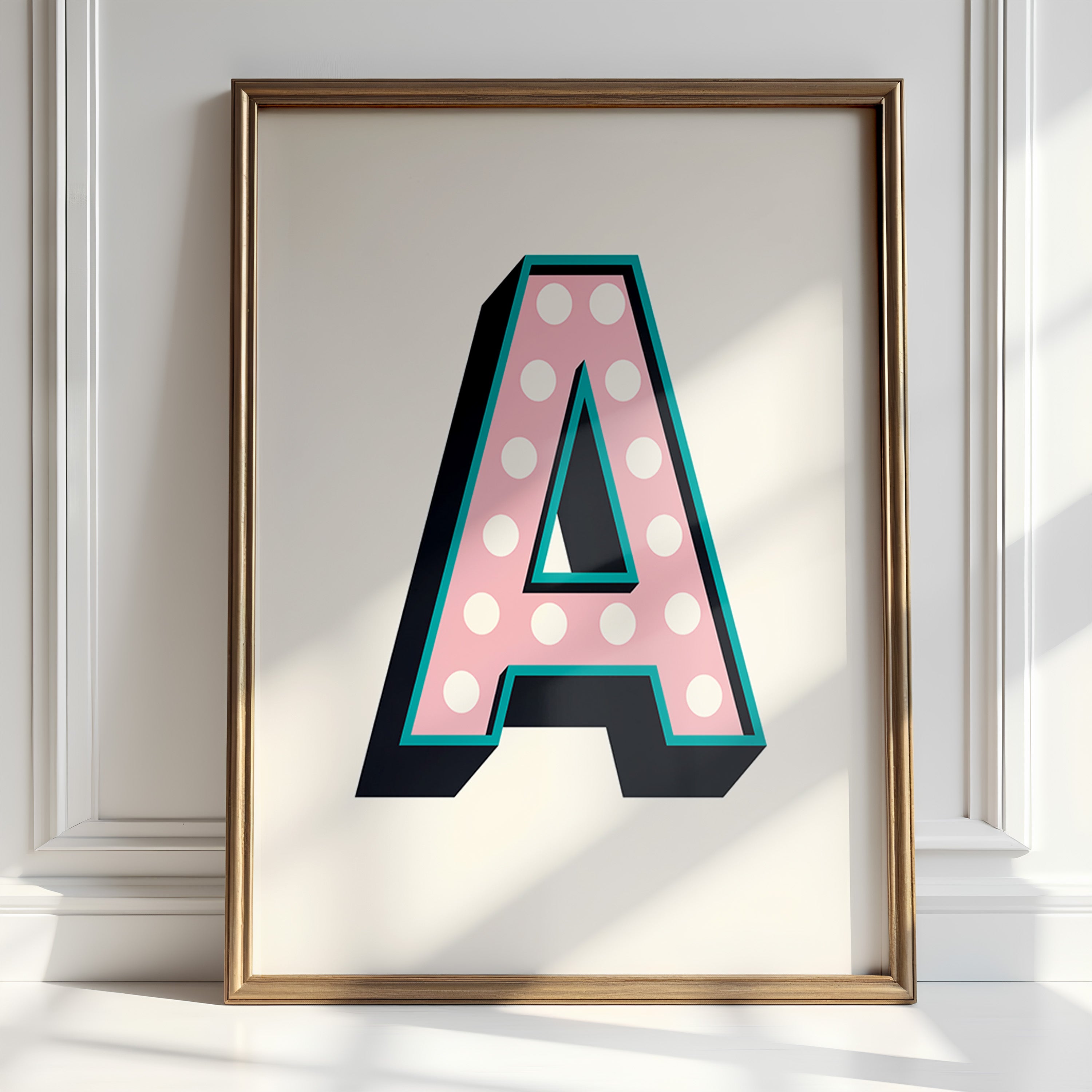 Pink Marquee Letters - Alphabet Art Decor | Wall Art– timmy loves art