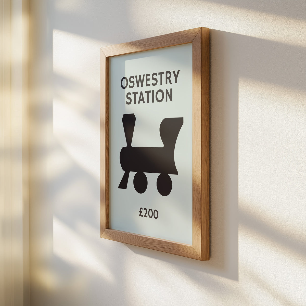 YOUR STATION - Monopoly Print