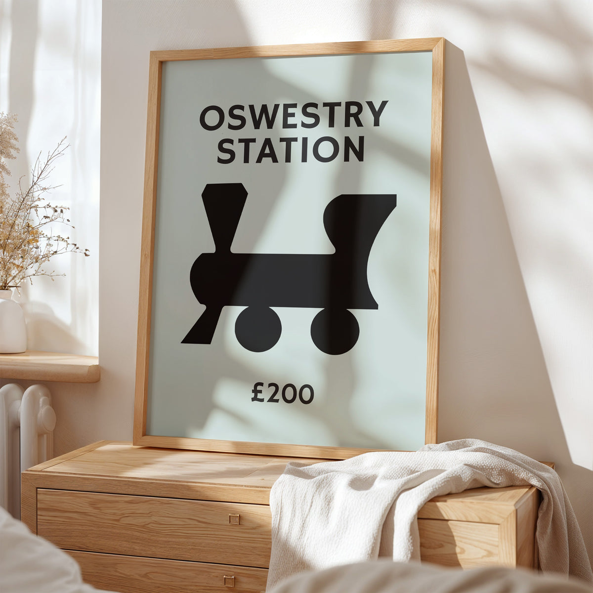 YOUR STATION - Monopoly Print