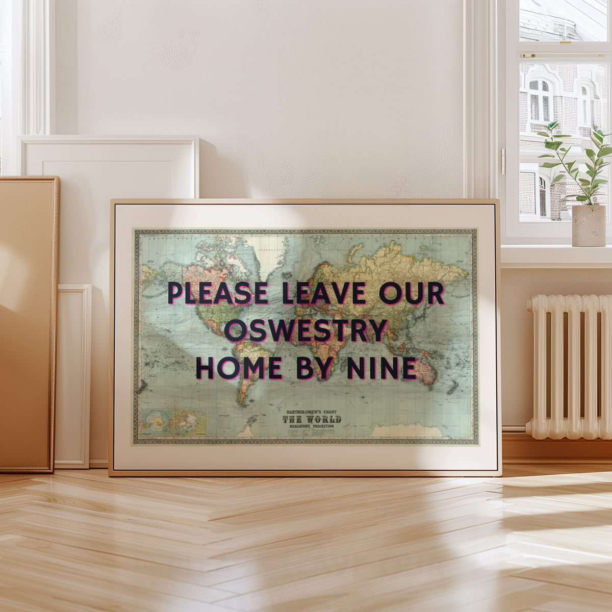PLEASE LEAVE BY NINE