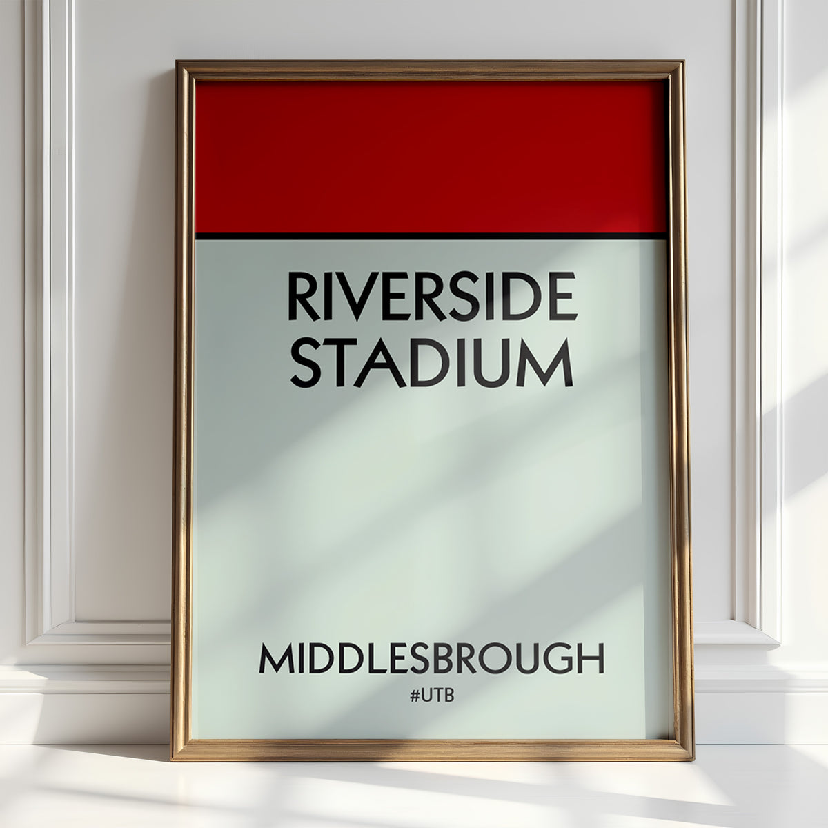 RIVERSIDE STADIUM - Middlesbrough Monopoly Print