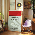 RIVERSIDE STADIUM - Middlesbrough Monopoly Print