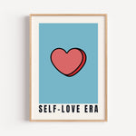 Self-Love Era - Candy Heart Print | Inspirational Wall Art