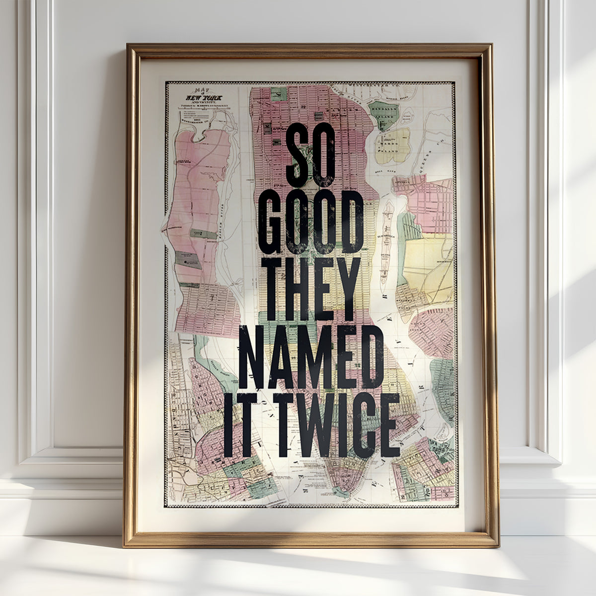 SO GOOD THEY NAMED IT TWICE - New York Map