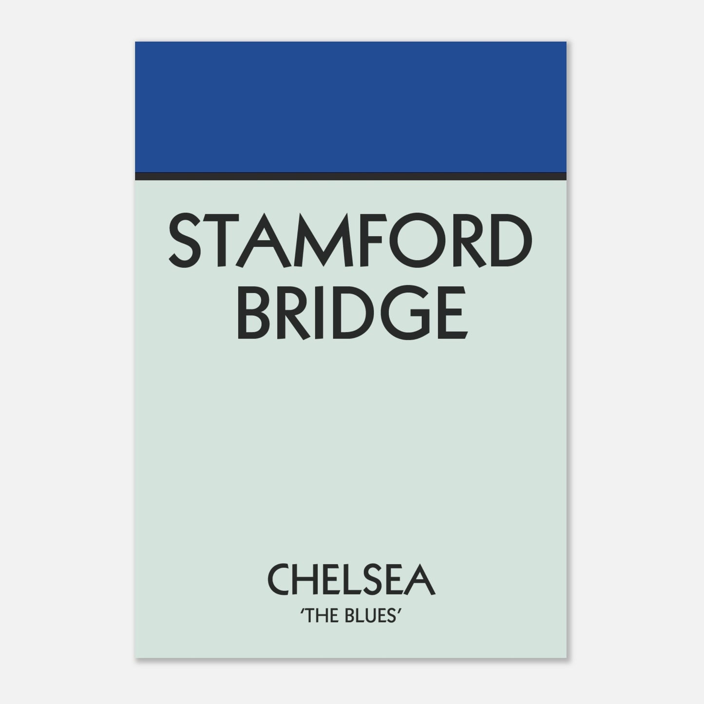 STAMFORD BRIDGE - CHELSEA - Monopoly Print