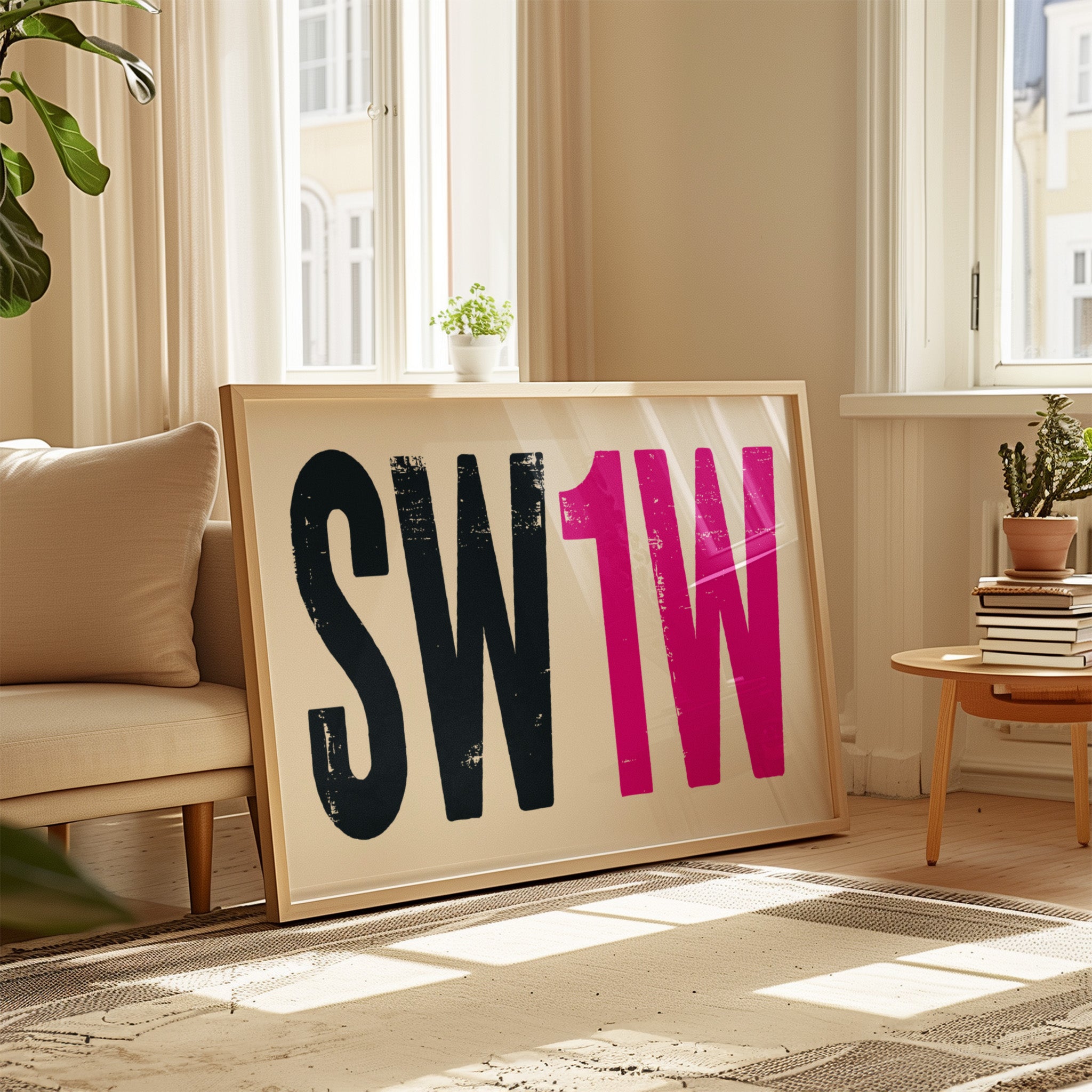 SW1A - SW1Y Postcodes - Posh London Districts | Map Art– timmy loves art