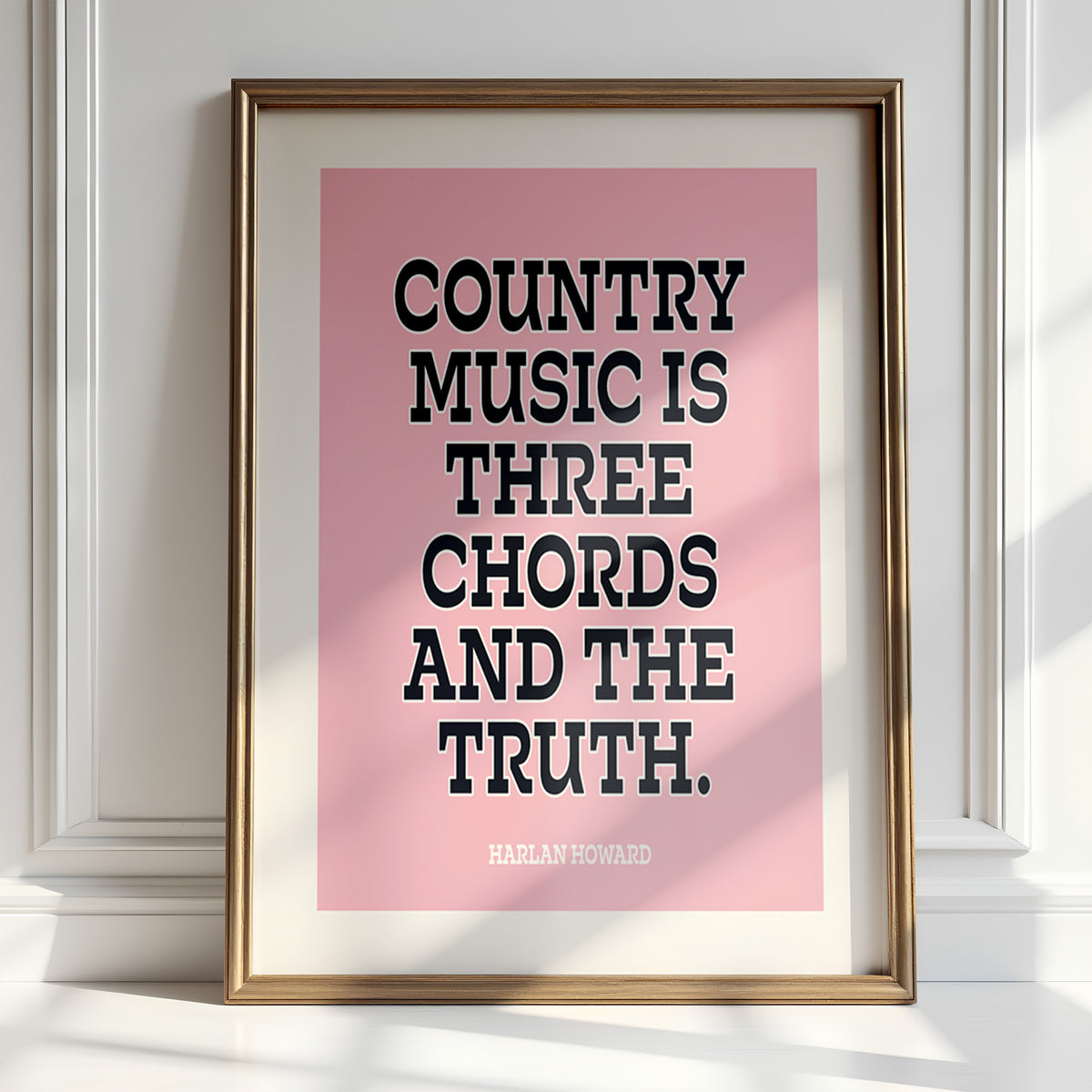 THREE CHORDS AND THE TRUTH - Harlan Howard