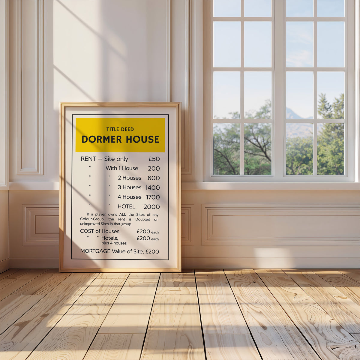 PERSONALISED MONOPOLY - Title Deed