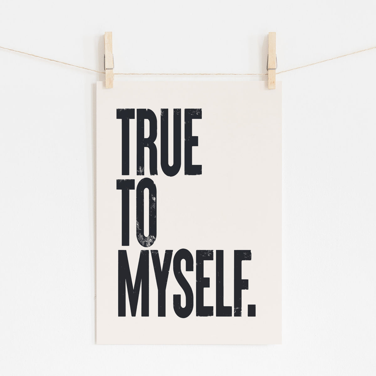TRUE TO MYSELF