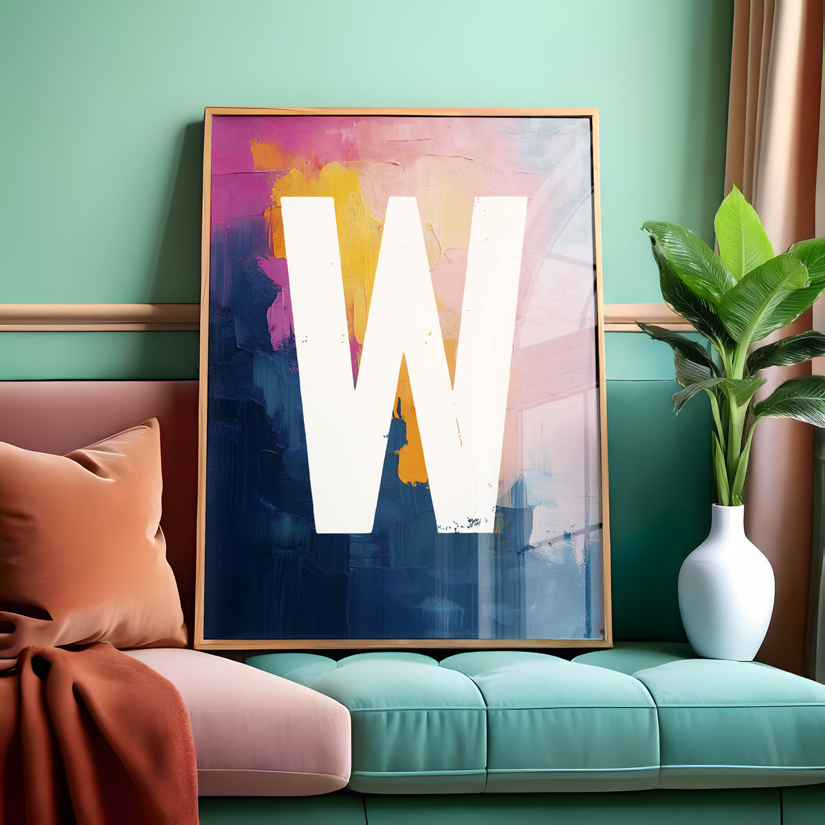 WATERCOLOUR ALPHABET ART