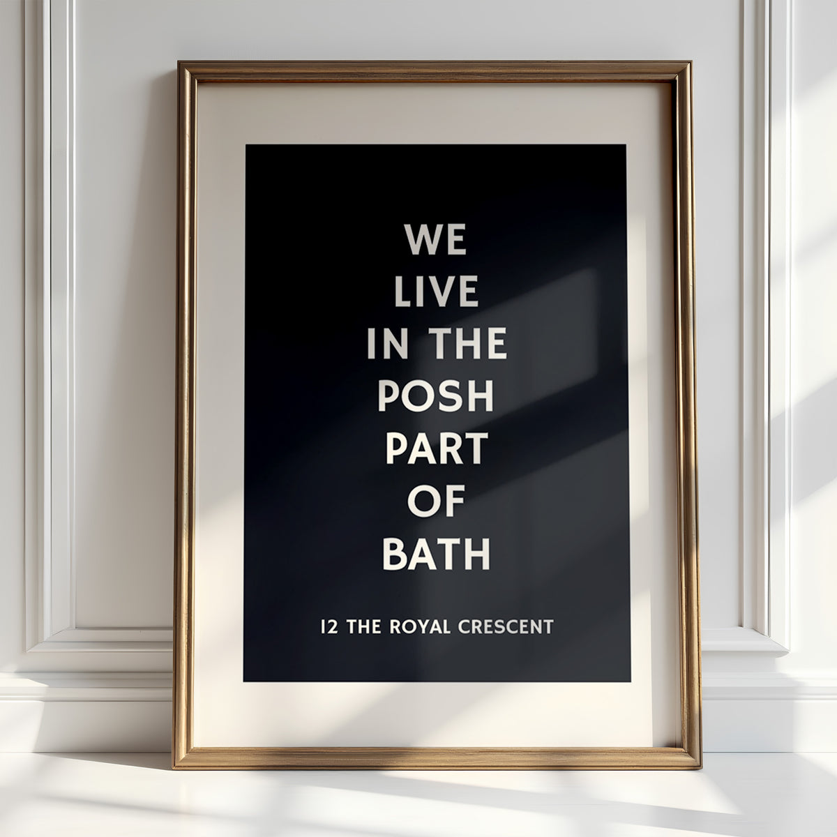 WE LIVE IN THE POSH PART