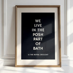 WE LIVE IN THE POSH PART