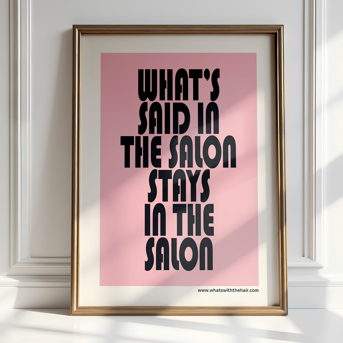 WHAT'S SAID IN THE SALON