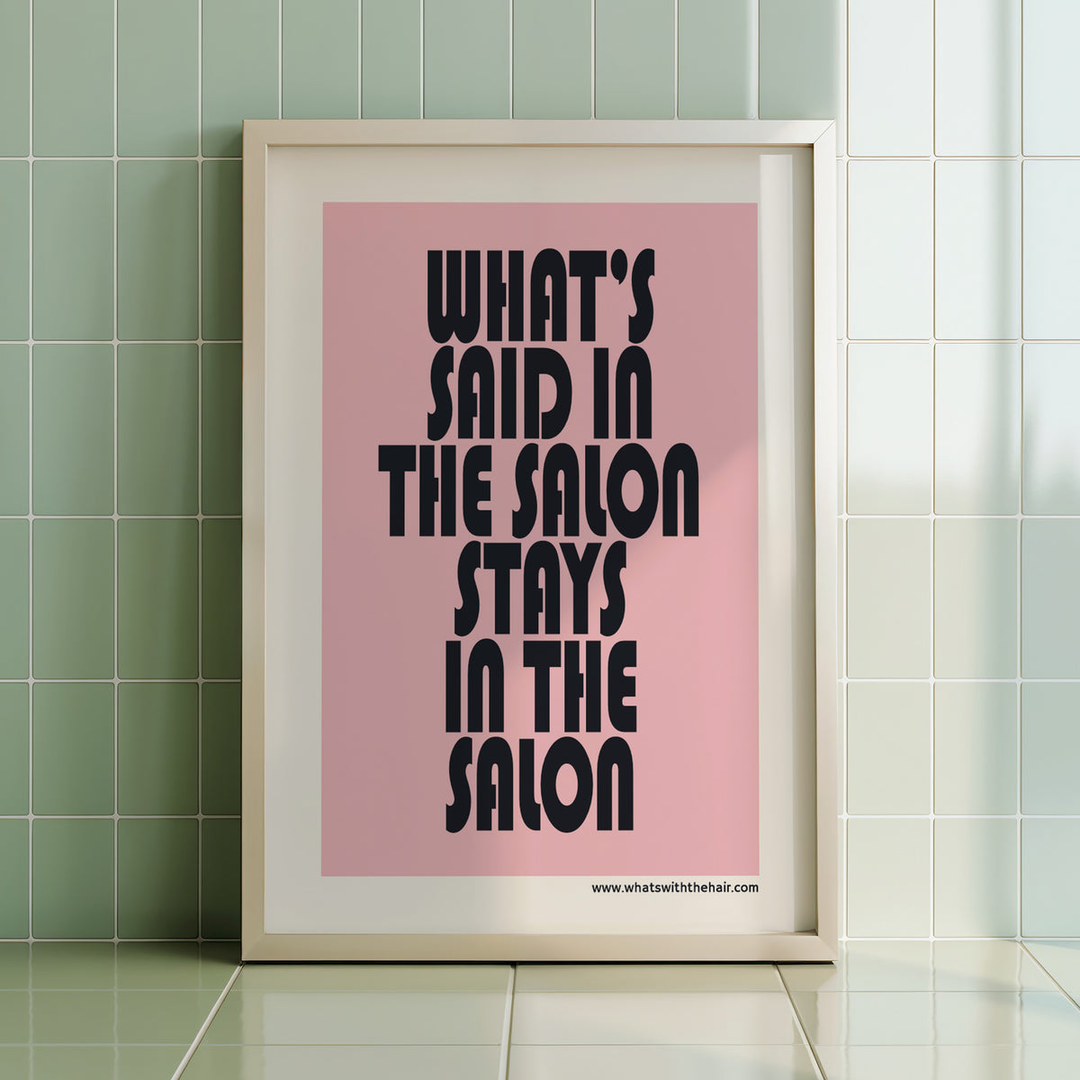 WHAT'S SAID IN THE SALON