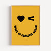 Woke Up Gorgeous Again - Winky Face Smiley Print | Motivational Wall Art