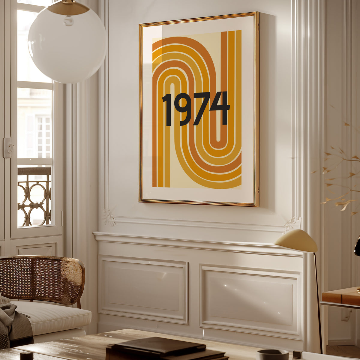 YOUR MEMORABLE YEAR - 70'S STYLE - Personalised Print