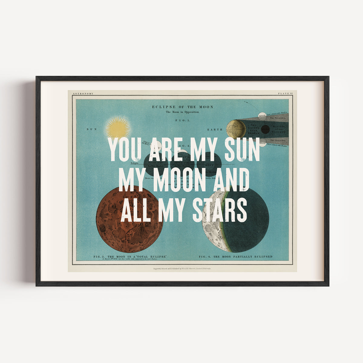 You Are My Sun - Vintage Map Art Print | Destination Wall Art