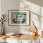 You Are My Sun - Vintage Map Art Print | Destination Wall Art
