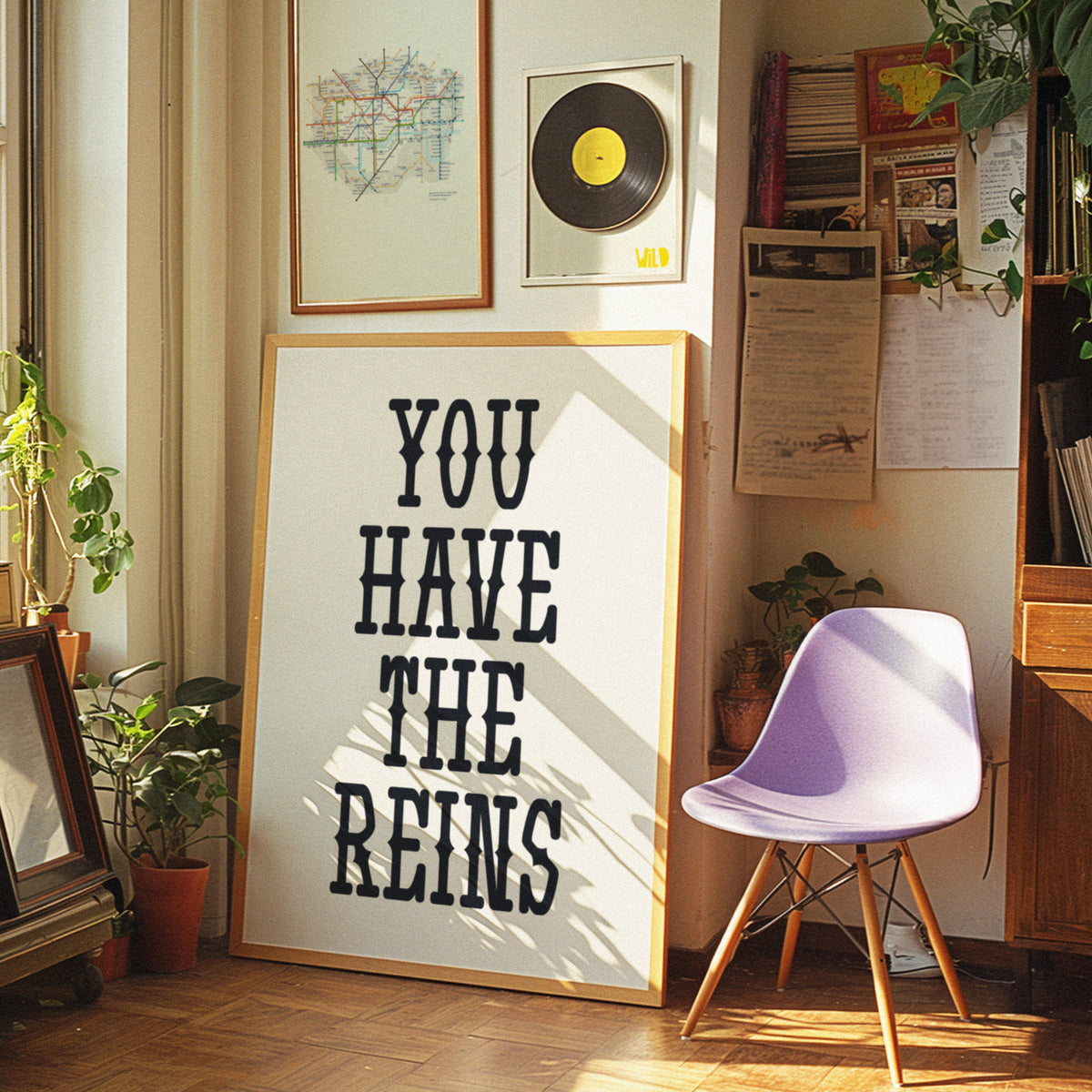 YOU HAVE THE REINS
