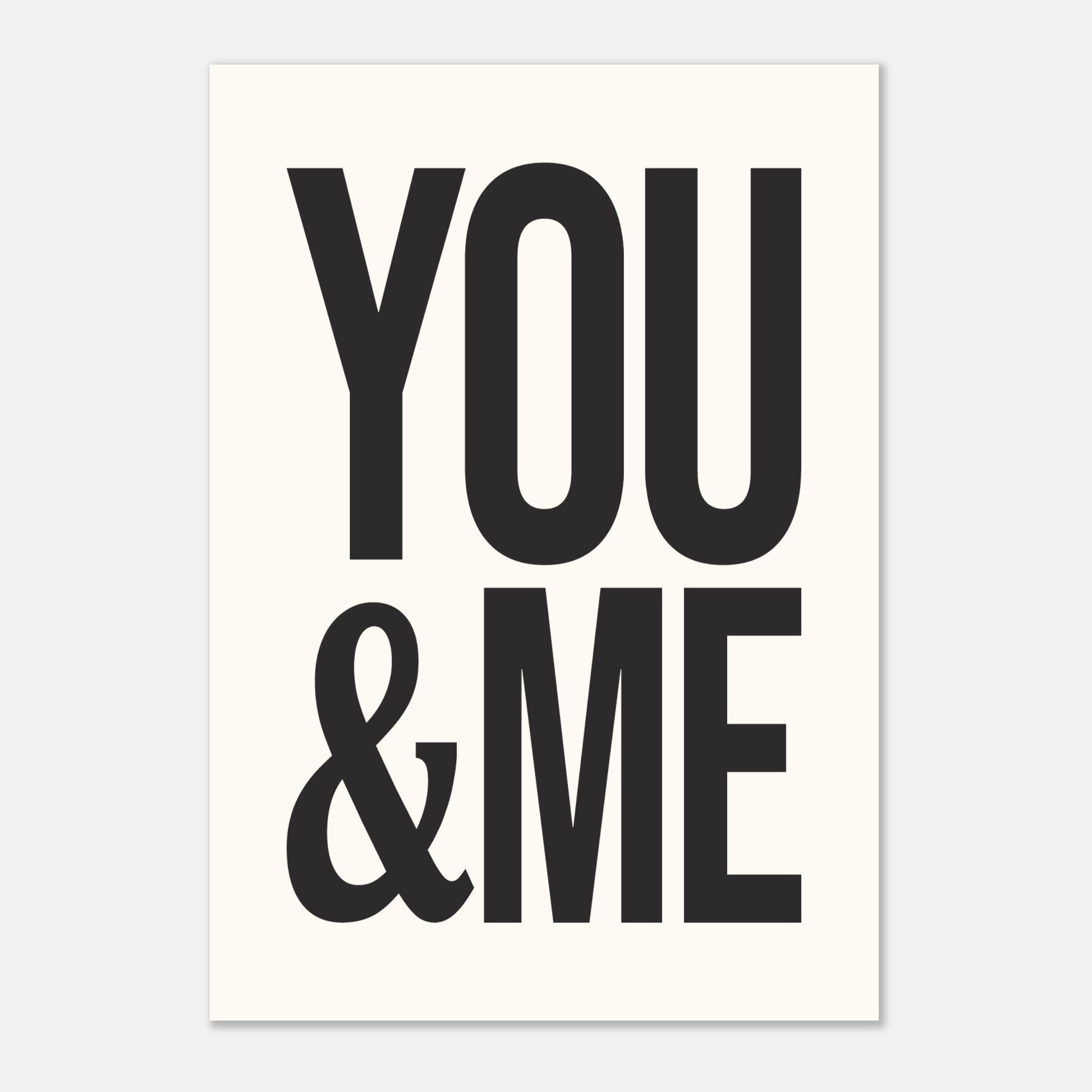 YOU & ME - Anniversary Print