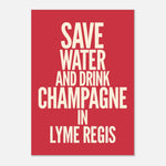 Drink Champagne - Typography Print | Timmy Loves Art