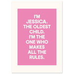 Oldest Child - Personalized Family Print | Wall Art