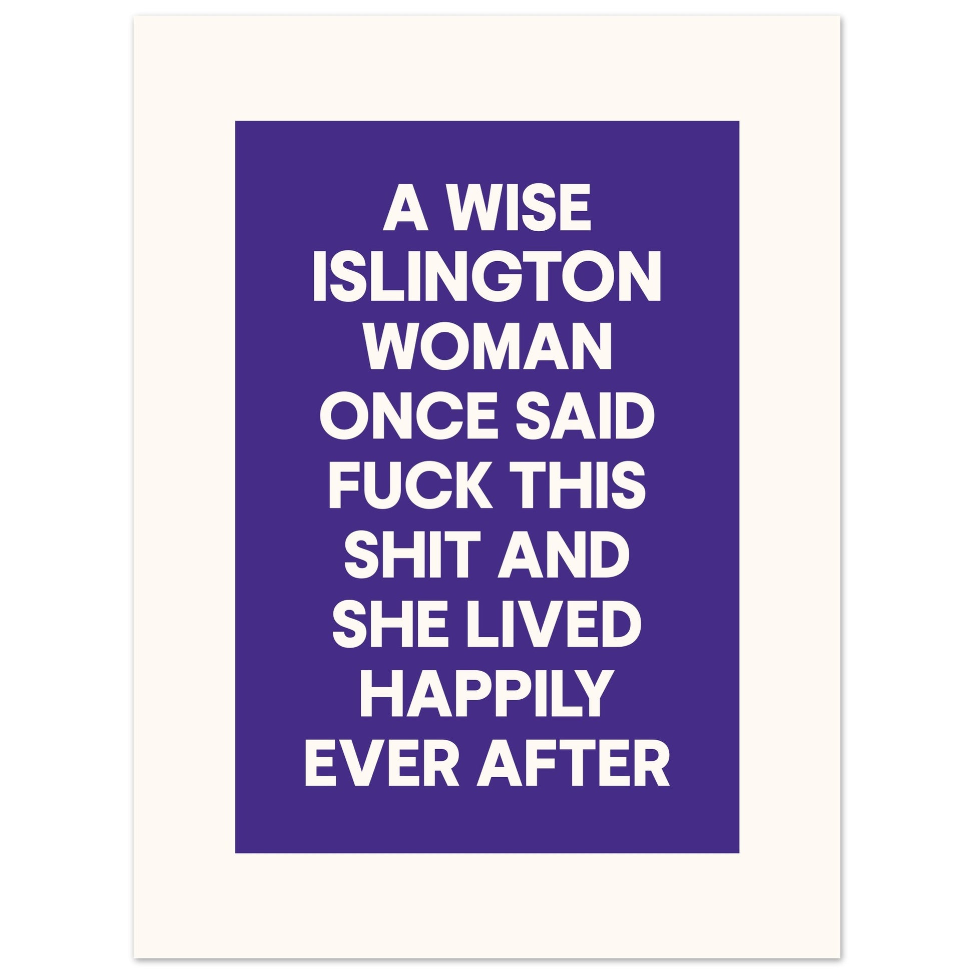 a wise woman print