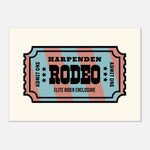'Your Town' Rodeo - Ticket Stub Print — detail view | Timmy Loves Art