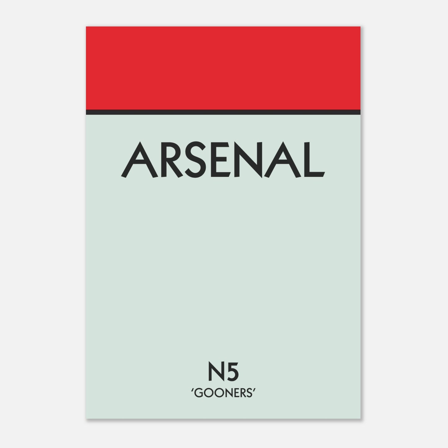 arsenal monopoly print