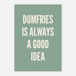 Your Town Is Always A Good Idea- Typography Print — detail view | Timmy Loves Art