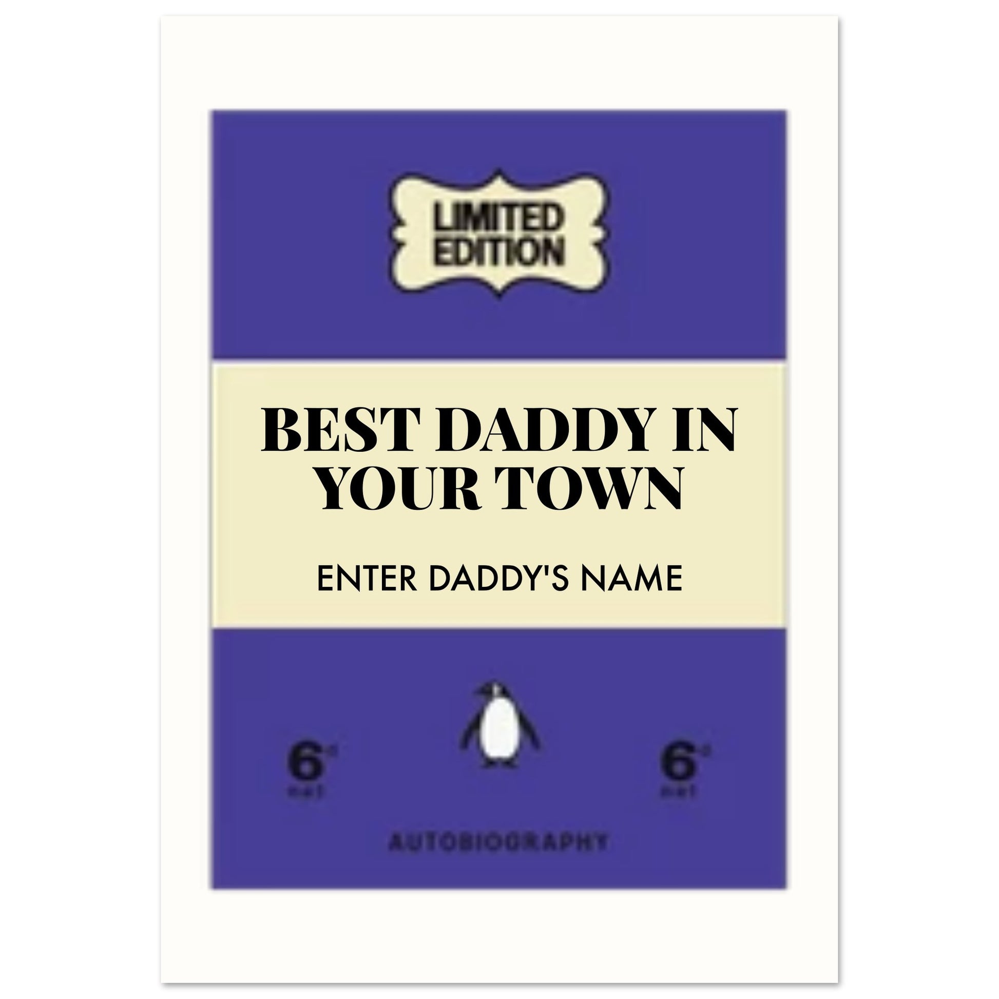 best daddy penguin book print