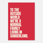 Normal Family - Typography Print — colour option | Timmy Loves Art