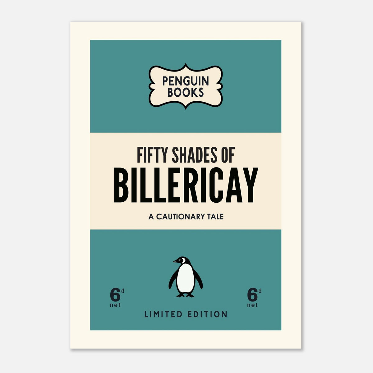 Fifty Shades Of 'Your Town'- Penguin Book Town Edition | Timmy Loves Art