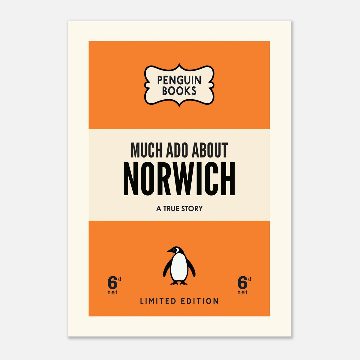 Much Ado About 'Your Town'- Penguin Book Town Edition — detail view | Timmy Loves Art