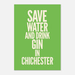 Drink Gin - Typography Print | Timmy Loves Art