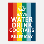 Drink Cocktails In Your Town - Custom British Print | Timmy Loves Art