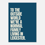 Normal Family - Typography Print | Timmy Loves Art