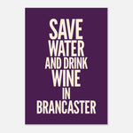Drink Wine - Typography Print — alternate view | Timmy Loves Art