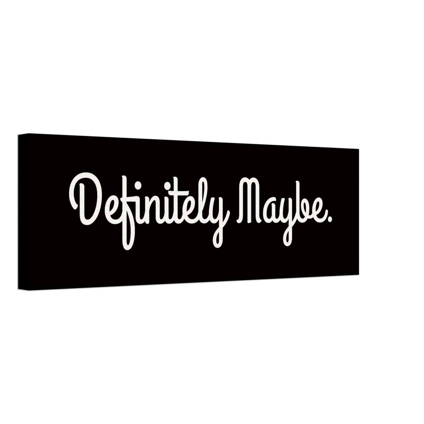 definitely maybe canvas print